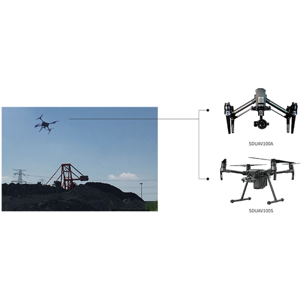 SDUAV100 Unmanned Aerial Vehicle Stockpile-inventorying System